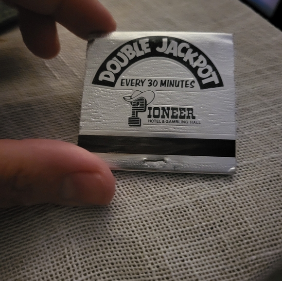 Vintage Matchbook: “Pioneer Hotel And Gambling Hall” Laughlin, Nevada - Picture 3 of 3